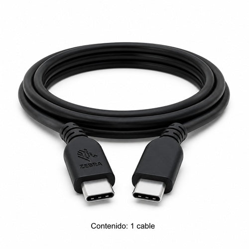 Contenido del accesorio Zebra CBA-U65-S07ZAR: un cable USB-C a USB-C