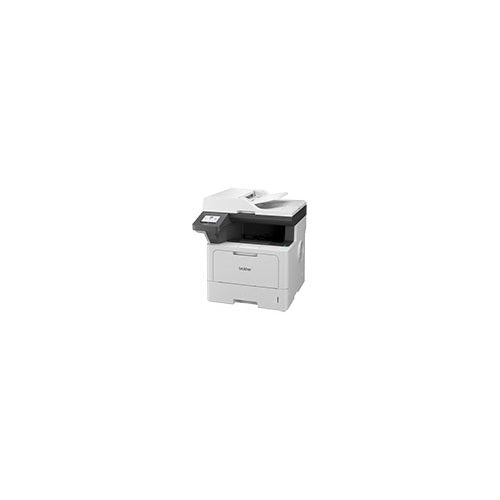 Detalle de la impresora de etiquetas Brother MFC-L5710DN con su zona de trabajo
