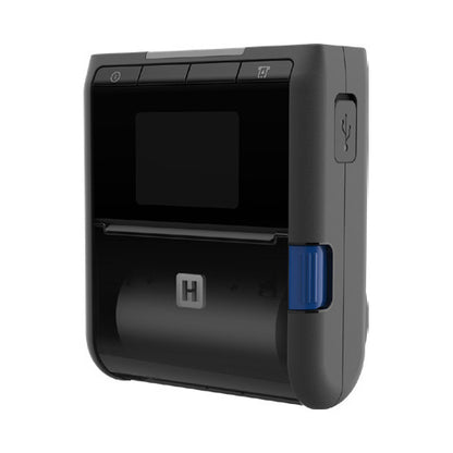 Detalle de la impresora de etiquetas Honeywell LYNX 3 con su zona de trabajo