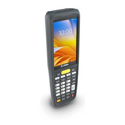 Detalle del terminal de mano Zebra MC22 con su zona de trabajo