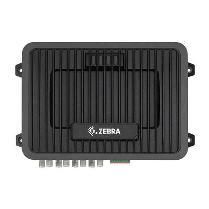 Detalle del equipo rfid Zebra FX9600 con su zona de trabajo