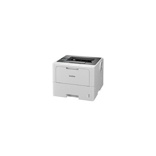 Detalle de la impresora de etiquetas Brother HL-L5210DW con su zona de trabajo