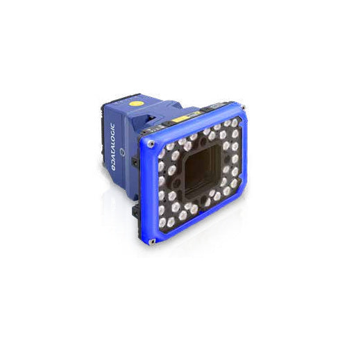 Detalle del lector de códigos de barras Datalogic MATRIX 320 con su zona de trabajo