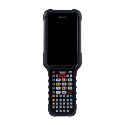 Detalle del terminal de mano Honeywell CK67 con su zona de trabajo