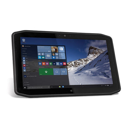 Detalle del terminal de mano Zebra XR12 con su zona de trabajo