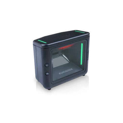 Detalle del lector de códigos de barras Datalogic MAGELLAN 3670VSI con su zona de trabajo