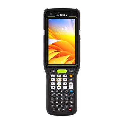 Detalle del terminal de mano Zebra MC34 con su zona de trabajo