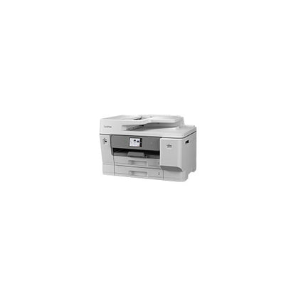 Detalle de la impresora de etiquetas Brother MFC-J6975DW con su zona de trabajo