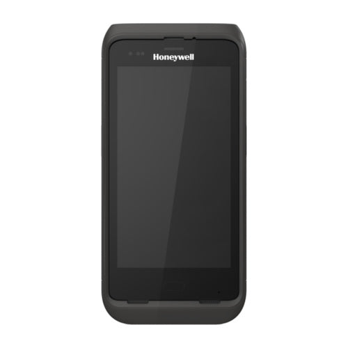 Detalle del terminal de mano Honeywell CT45 con su zona de trabajo