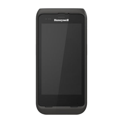 Detalle del terminal de mano Honeywell CT45 con su zona de trabajo