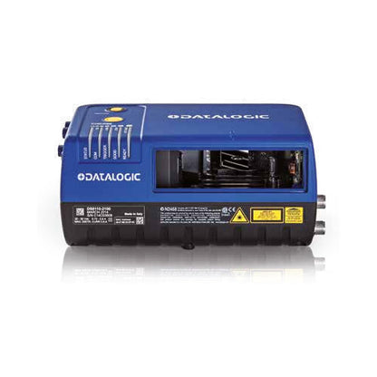 Detalle del lector de códigos de barras Datalogic DS8110 con su zona de trabajo