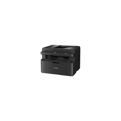 Detalle de la impresora de etiquetas Brother DCP-L1660W con su zona de trabajo