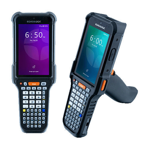 Detalle del terminal de mano Datalogic FALCON X60 con su zona de trabajo