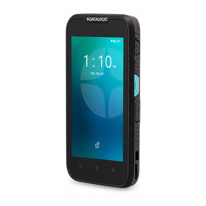 Detalle del terminal de mano Datalogic MEMOR 11 con su zona de trabajo