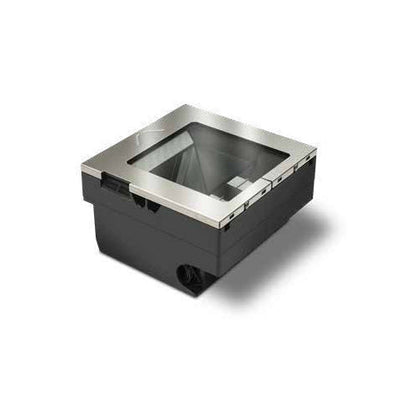 Detalle del lector de códigos de barras Datalogic MAGELLAN 3550HSI con su zona de trabajo