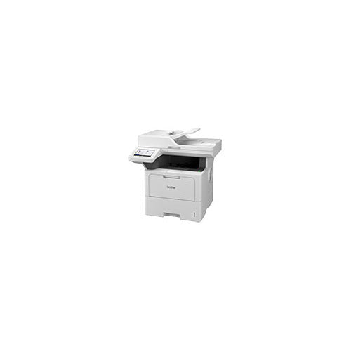 Detalle de la impresora de etiquetas Brother MFC-L6710DW con su zona de trabajo