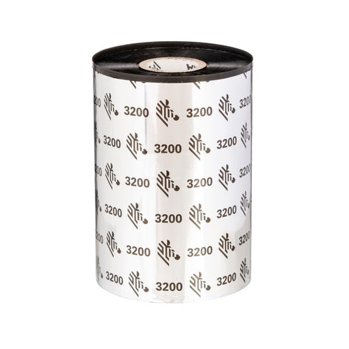 Cinta - RIBBON 3200 CERA/RESINA 110X300M 300 METROS C-25MM CAJA DE 6 - SKU:03200BK11030