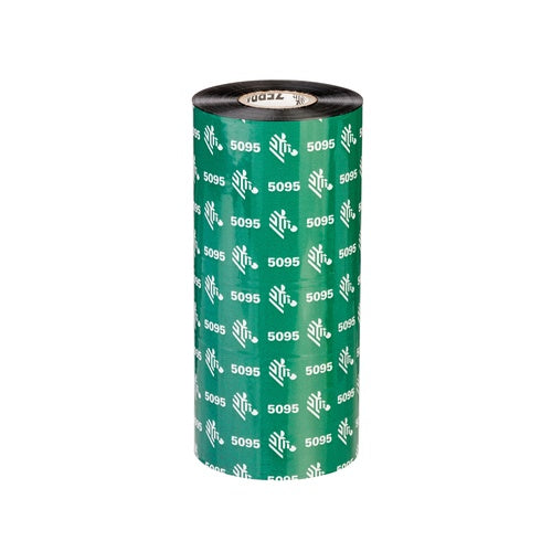 Zebra Cartucho de cinta - CINTA 5095 RESINA 110MM 450 METROS C-25MM CAJA DE 6 - SKU:05095BK11045