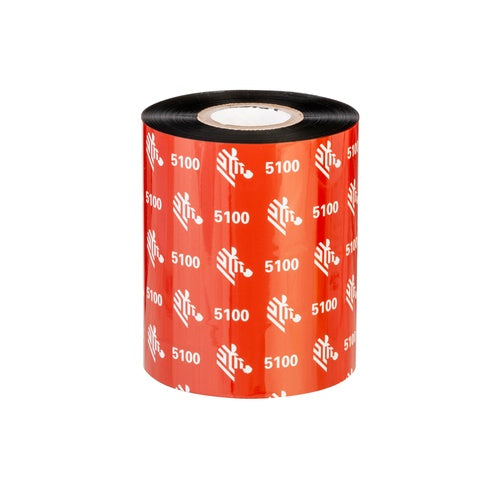 Cinta - RIBBON 5100 RESINA 110MM 450 METROS C-25MM CAJA DE 6 - SKU:05100BK11045