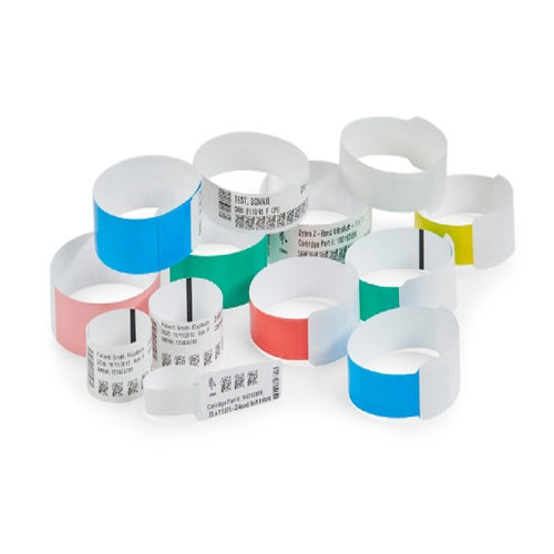Etiqueta multiusos - HC WHRISTBAND Z-BAND ULTRASOFT 25.4X177.8MM 6ROLLOS/CAJA - SKU:10018857