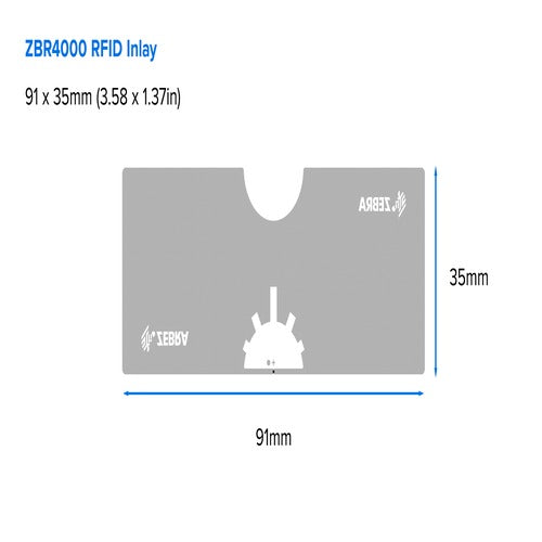 Zebra Etiqueta RFID - Z-SEL 2000T 102X51MM 2/CAJA 76MM NÚCLEO RECUBIERTO PERM ADH RFID 508L/R - SKU:3014480-T