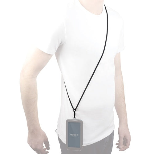 Zebra Cordón - CORDÓN UNIVERSAL NEGRO EXTRAÍBLE PARA SMARTPHONE - 75 CM - SKU:3PTY-MOB-001340