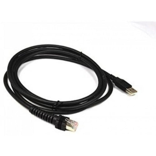 Datalogic Cable de transferencia de datos - CABLE USB TIPO A TPUW COILED PWR OFF TERMINAL 5M BLK PWR - SKU:90A052289