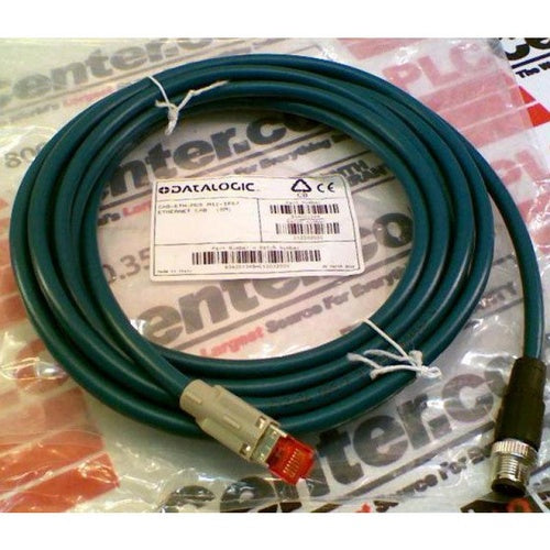 Cable de red - CAB-ETH-M05 M12-IP67 ETHERNET CABLE (5M) - SKU:93A051348