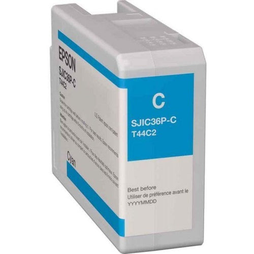 Epson Cartucho de tinta - CARTUCHO DE TINTA SJIC36P-C SERIE C6000 CIAN - SKU:C13T44C240