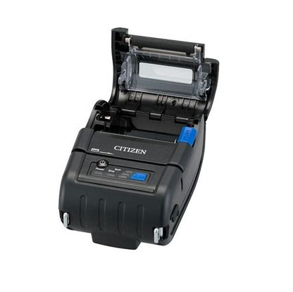 Interior de la impresora CMP-30II con tapa abierta
