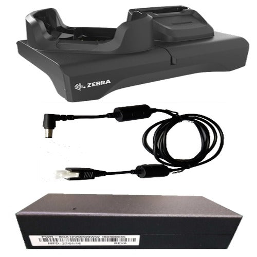 Zebra Base - TC73/TC78 BASE DE CARGA DE BATERÍA DE REPUESTO Y 1 RANURA CON CUÑA Y FUENTE DE ALIMENTACIÓN - SKU:CRD-NGTC7-2SC1B