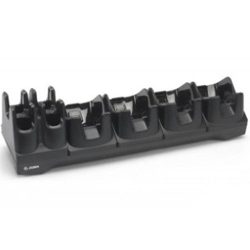 Zebra Cuna - TC8000 CUNA DE CARGA DE 5 RANURAS CON CARGADOR DE BATERÍA DE 4 RANURAS - SKU: CRD-TC8X-5SC4BC-01