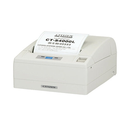 Citizen Systems Impresora de termotransferencia - CT-S4000 PRINTER LABEL VERSION PARALLEL + USB BLACK 203DPI AC - SKU: CTS4000PAELBK