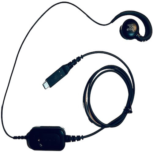 Zebra Auricular - AURICULARES USB-C CON BOTÓN PTT Y control de volumen WorkF/CE Connect - SKU:HDST-USBC-PTT1-01