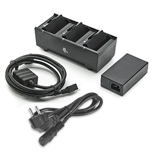Zebra Cargador de batería multibahía - CARGADOR DE BATERÍA DE 3 RANURAS CABLE DE PSU+EU PARA LA SERIE ZQ300 - SKU:SAC-MPM-3BCHGEU1-01