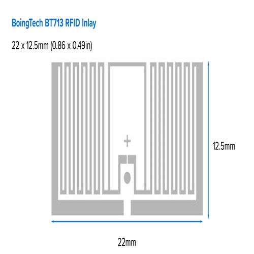 Etiqueta RFID - IMPRIMIBLE BLANCO PP 1000/ROLLO 2/CAJA - SKU:ZIPRD3016013