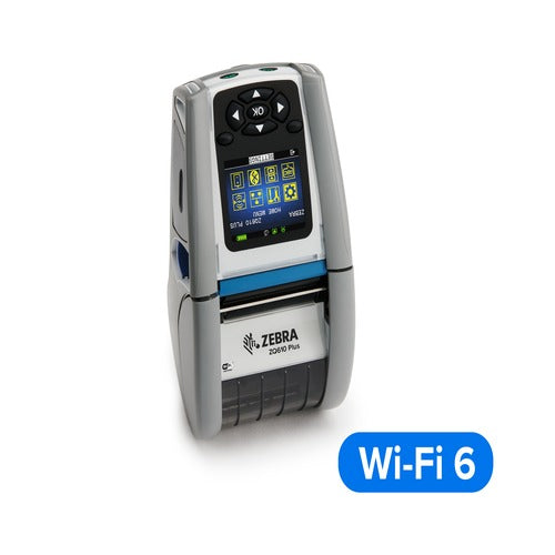 Zebra Impresora térmica directa - DT PRINTER ZQ610 PLUS 2IN/48MM HC EN/LAT FONTS WI-FI 6 DUAL RAD - SKU:ZQ61-HUXAE04-00