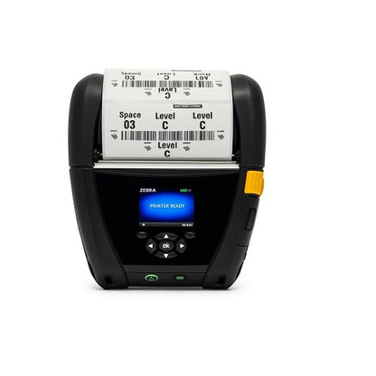 Vista frontal de la impresora móvil Zebra ZQ630 Plus SKU ZQ63-AUWAE14-00