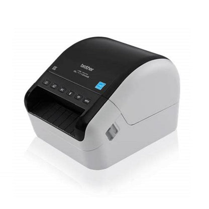 Vista frontal de la impresora de etiquetas Brother QL-1110NWB