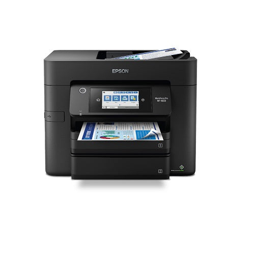 Epson Impresora multifunción de inyección de tinta - WF-4830DWF 4800X1200DPI 30PPM A4 PRNT/CPY/SCN/FAX - SKU:C11CJ05402