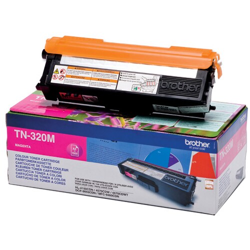 Brother cartucho de tóner magenta para impresoras HL-4150CDN y 4570CDW impresión color SKU TN320M projit.es