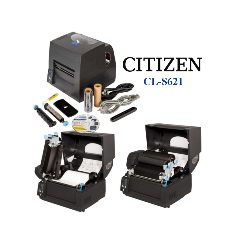 Detalle del cabezal y sensores de la Citizen CL‑S621II