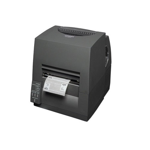 Detalle de conectores USB/Serial de la Citizen CL‑S631II