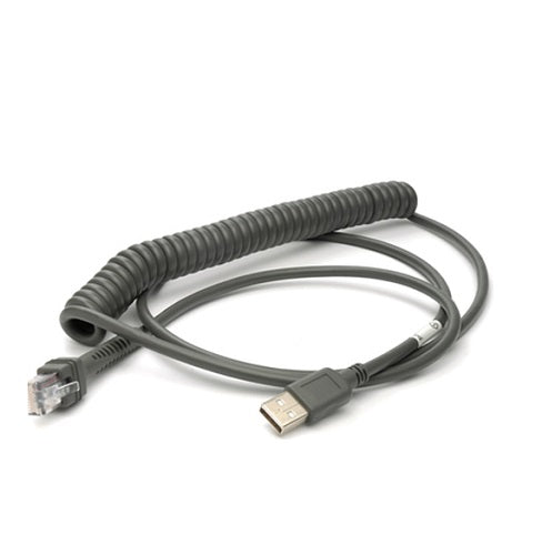 Datalogic cable de datos USB enrollado CAB-524 para integración de periféricos en estaciones de captura con movilidad SKU CAB-524 projit.es