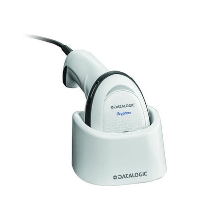 Lector Datalogic MPixel utilizado en farmacias y atención al cliente para captura precisa SKU GD4590-WH projit.es