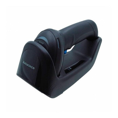 Escáner Datalogic Gryphon GM4200-BK-433-WLC vista frontal con base de carga inalámbrica SKU GM4200-BK-433-WLC PROJIT España