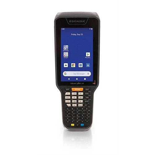 Terminal portátil Datalogic Skorpio X5 con empuñadura PGrip para logística industrial SKU 943500050 projit.es