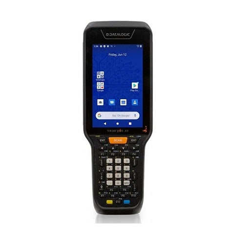 Terminal rugged Datalogic Skorpio X5 XLR con agarre PGrip para control logístico SKU 943500046 projit.es
