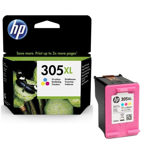 Consumible HP 305XL para impresión en color en impresoras HP ideal para documentos y gráficos con calidad constante SKU 3YM63AE#ABE projit.es