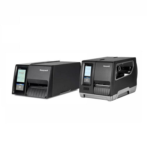 Honeywell impresora de códigos de barras con rebobinadora y conexión Ethernet para producción SKU PM45CA1000030200 projit.es